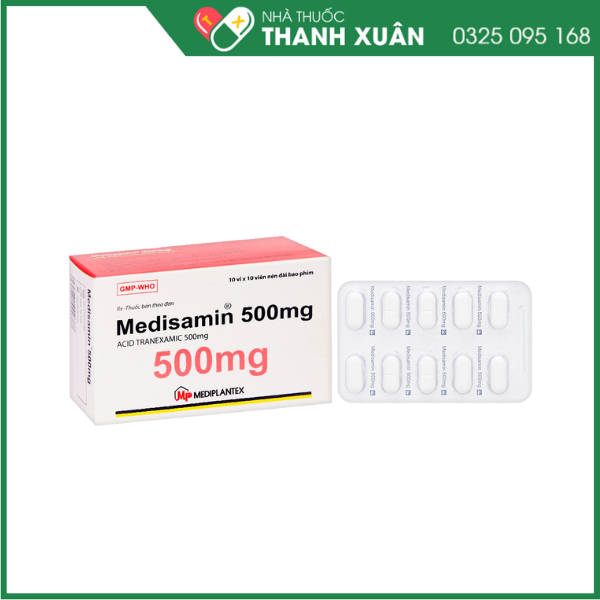 Medisamin 500mg trị và phòng ngừa chảy máu
